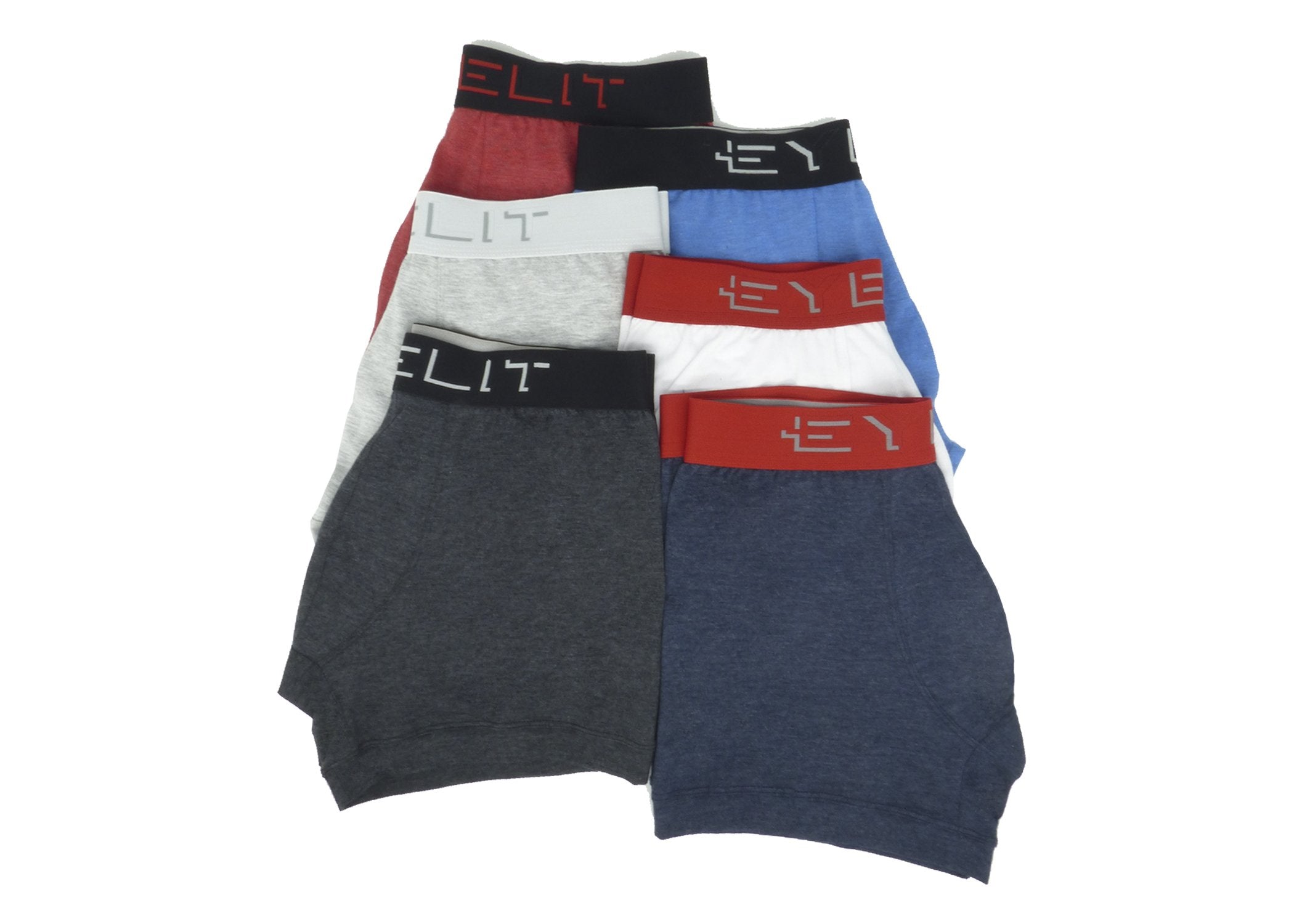 Pack x12 Boxer Liso Algodón Y Elastano Con Elastico Eyelit