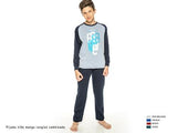 Pijama Junior Eyelit  Manga Larga Ranglan