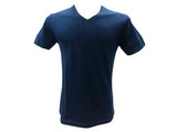 Remera Eyelit Manga Corta Escote En V En  Algodón