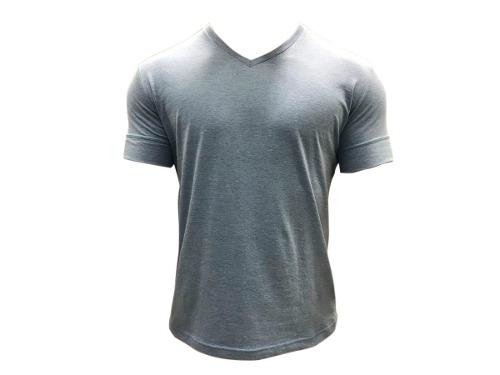 Remera Eyelit Jazpeada Manga Corta Escote V Algodón