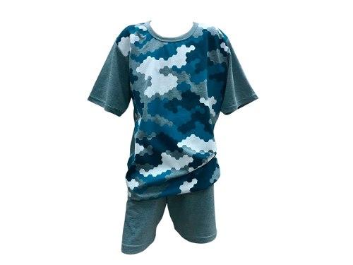 Pijama Junior Eyelit Manga Ranglan Delantero Estampado