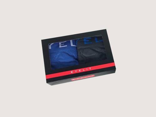 Pack X 2 Bóxer Microfibra Liso Con Refuerzo De Piqué