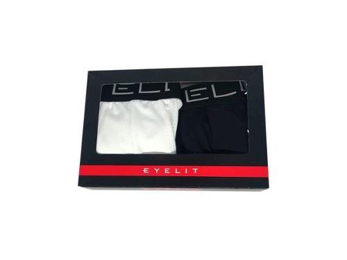 Pack X 2 Bóxer Microfibra Respirable Calado Elástico Eyelit