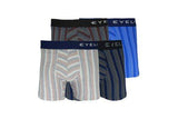Pack X12 Bóxer Rayado Algodón Eyelit