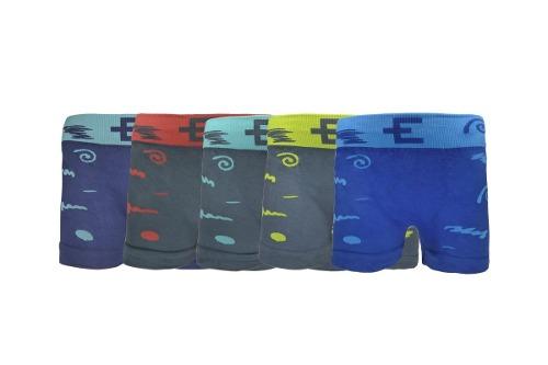 Pack X6 Boxer Seamless Niño Con Dibujos Eyelit