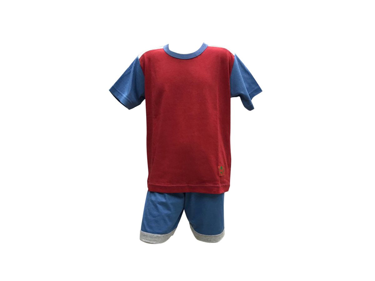 Pijama junior Eyelit manga corta algodón