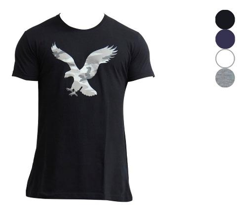 Remera algodón M/C Águila volando