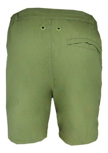 Short de baño liso