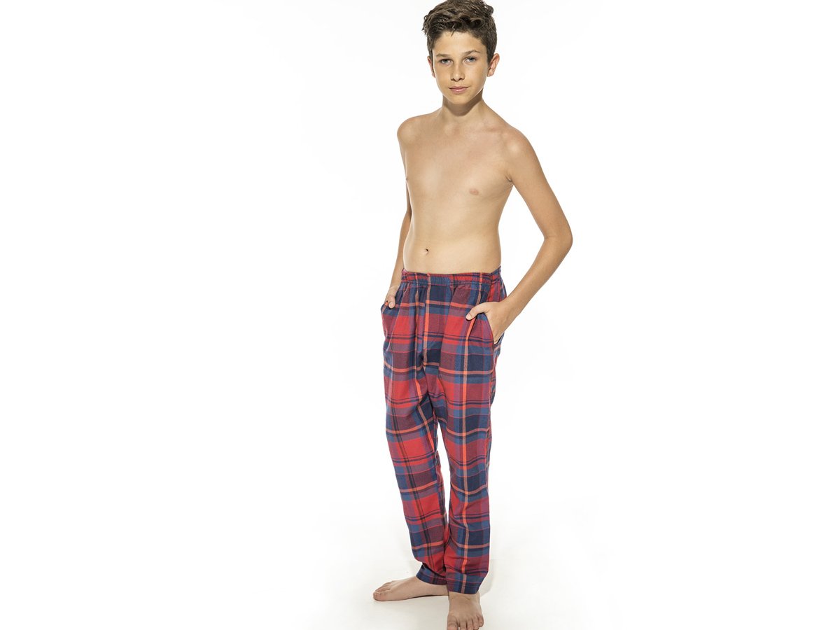 Pantalón junior Eyelit en viyela a cuadros