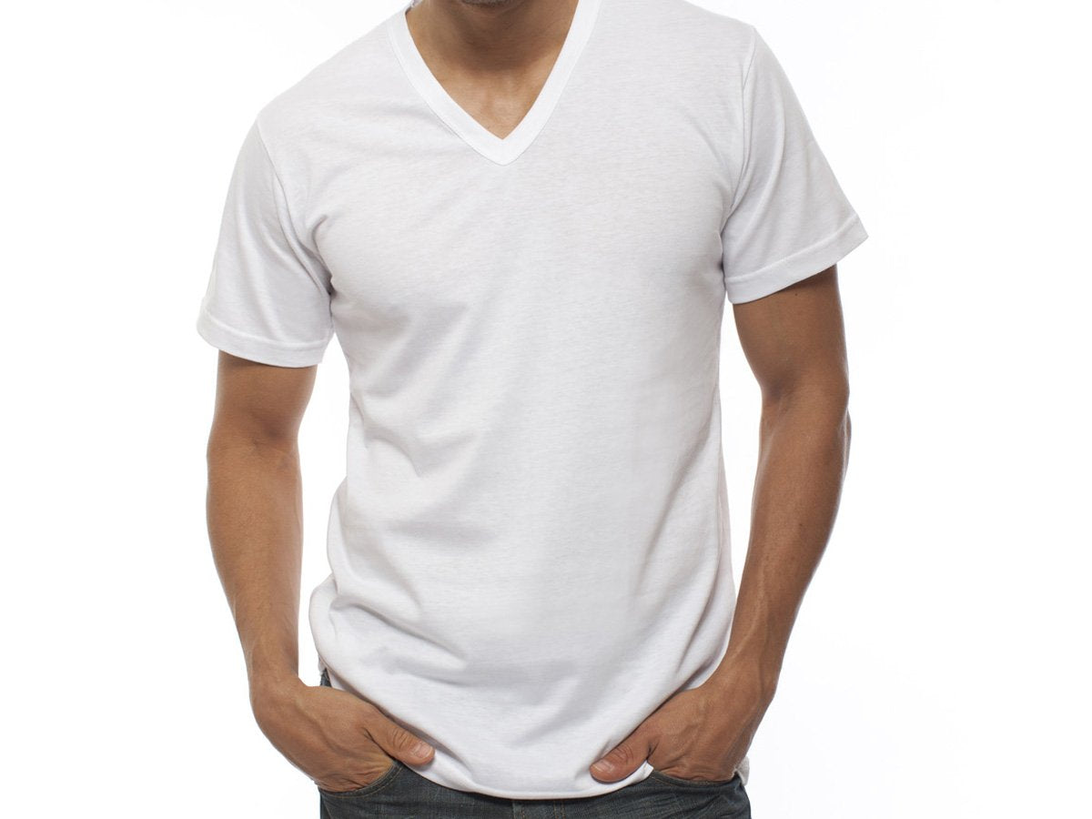 Camiseta Térmica manga corta cuello V modal/poliester
