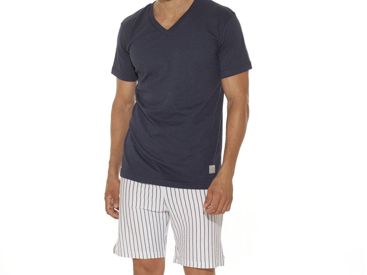 Pijama EYELIT manga corta escote V algodón