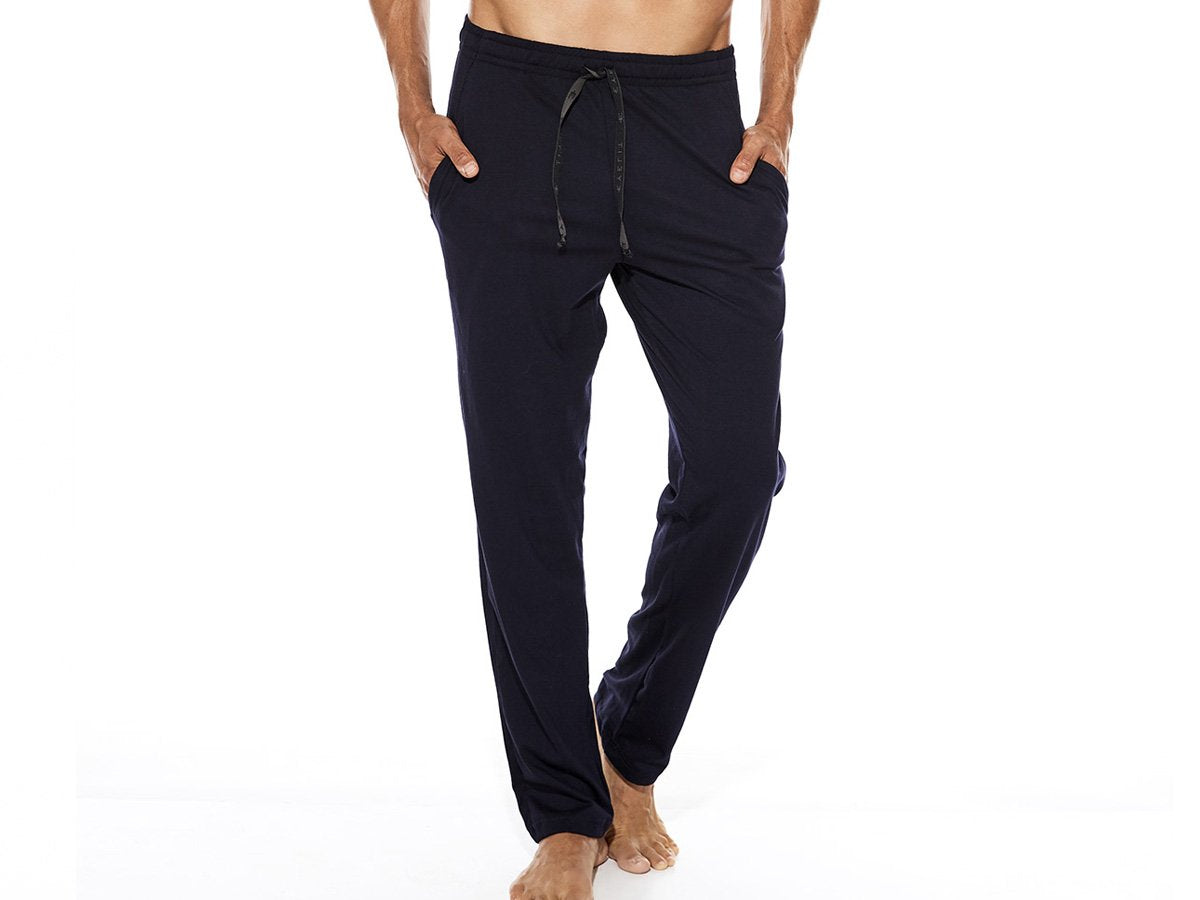 Pantalón Pijama en algodón con bolsillos y cordón