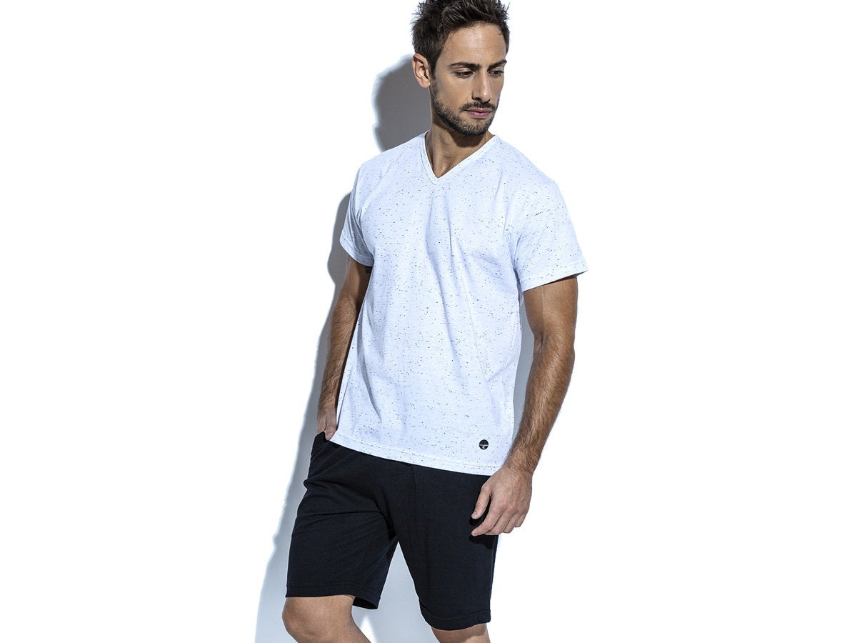Pijama hombre esc.V cas. buttonné
