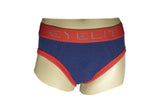 Slip junior liso en algodón y elastano con elástico Eyelit