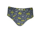 Slip Junior Eyelit Estampado En Algodón Y Elastano
