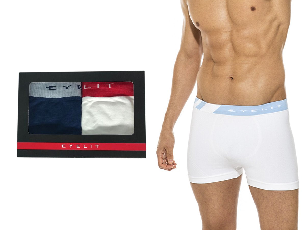 Pack X 2 Boxer Seamless Eyelit Microfibra Y Lycra