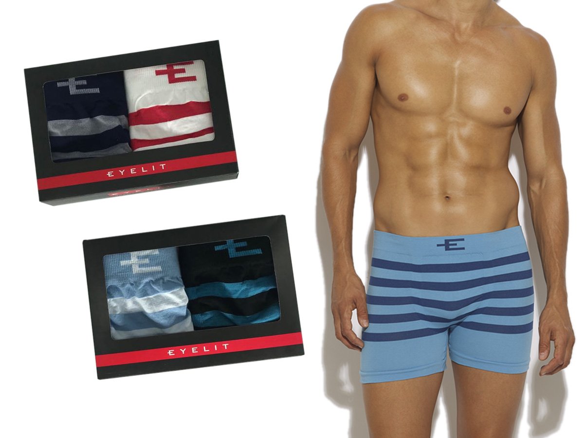 Pack X 2 Bóxer Seamless  Rayado