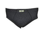 Slip Eyelit Rayado En Algodón Y Elastano Con Toalla