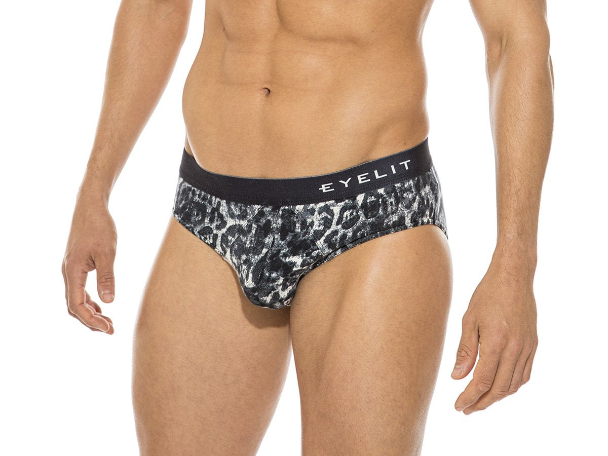 Slip Estampado En Algodón Y Elastano Con Elastico Eyelit