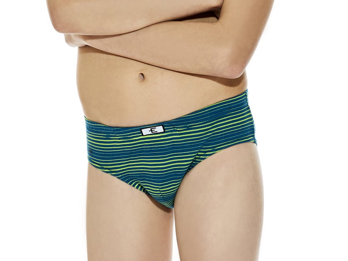 Slip junior Eyelit wrapping fantasia en algodón