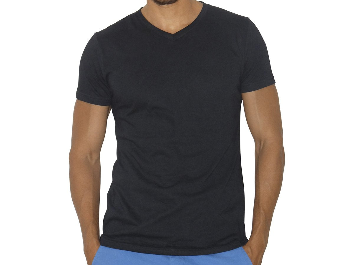 Remera Algodón Eyelit Verano Escote V