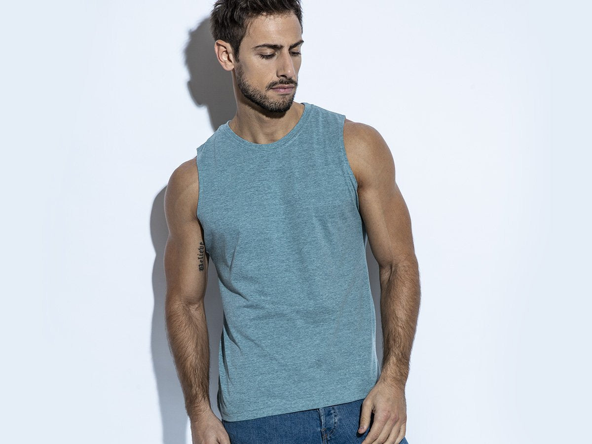 Remera Eyelit Jazpeada Sin Mangas Algodon