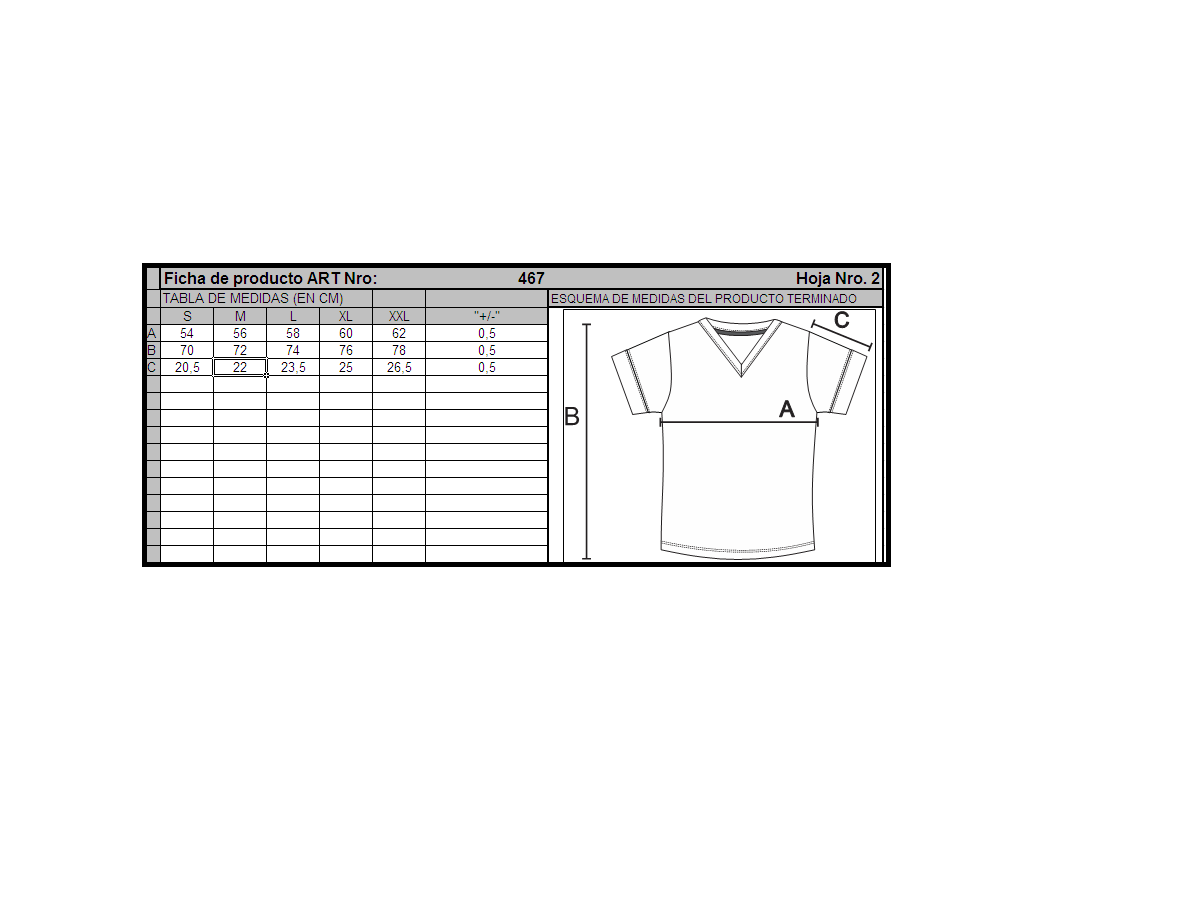 Chomba Eyelit Manga Larga jersey liso