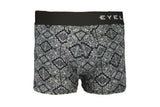 Bóxer estampado algodón y elastano con elástico Eyelit