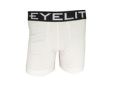 Bóxer liso en algodón y elastano con elástico Eyelit