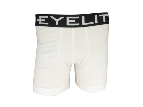 Bóxer liso en algodón y elastano con elástico Eyelit