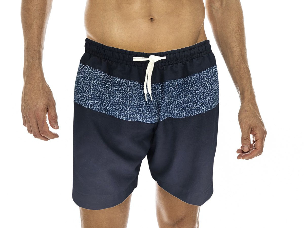 Short De Baño  Sublimado Con Flores