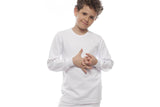 Camiseta Junior Eyelit manga larga cuello redondo