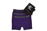 Pack X3 Bóxer Seamless Eyelit De Algodón Color Violeta